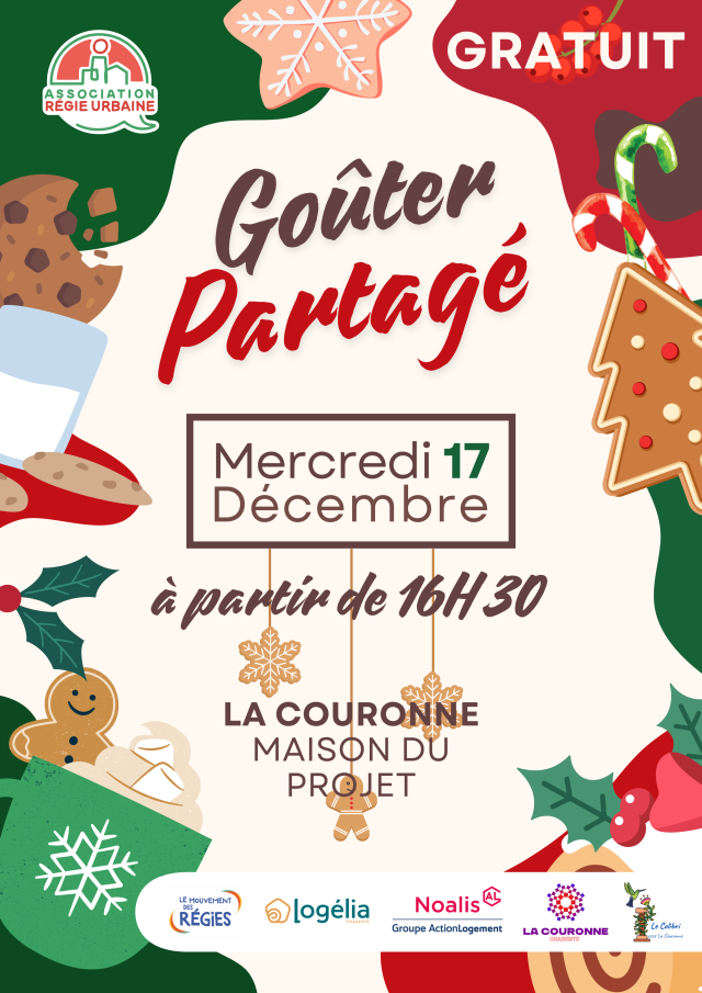 affiche Gouter partagé 17 décembre 2025