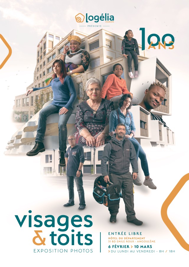 AFFICHE VISAGES & TOIT   LOGELIA   A3