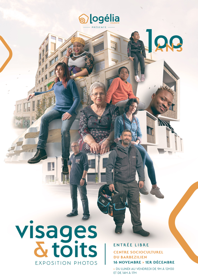 AFFICHE VISAGES & TOIT   LOGELIA   A3 FACEBOOK BARBEZIEUX